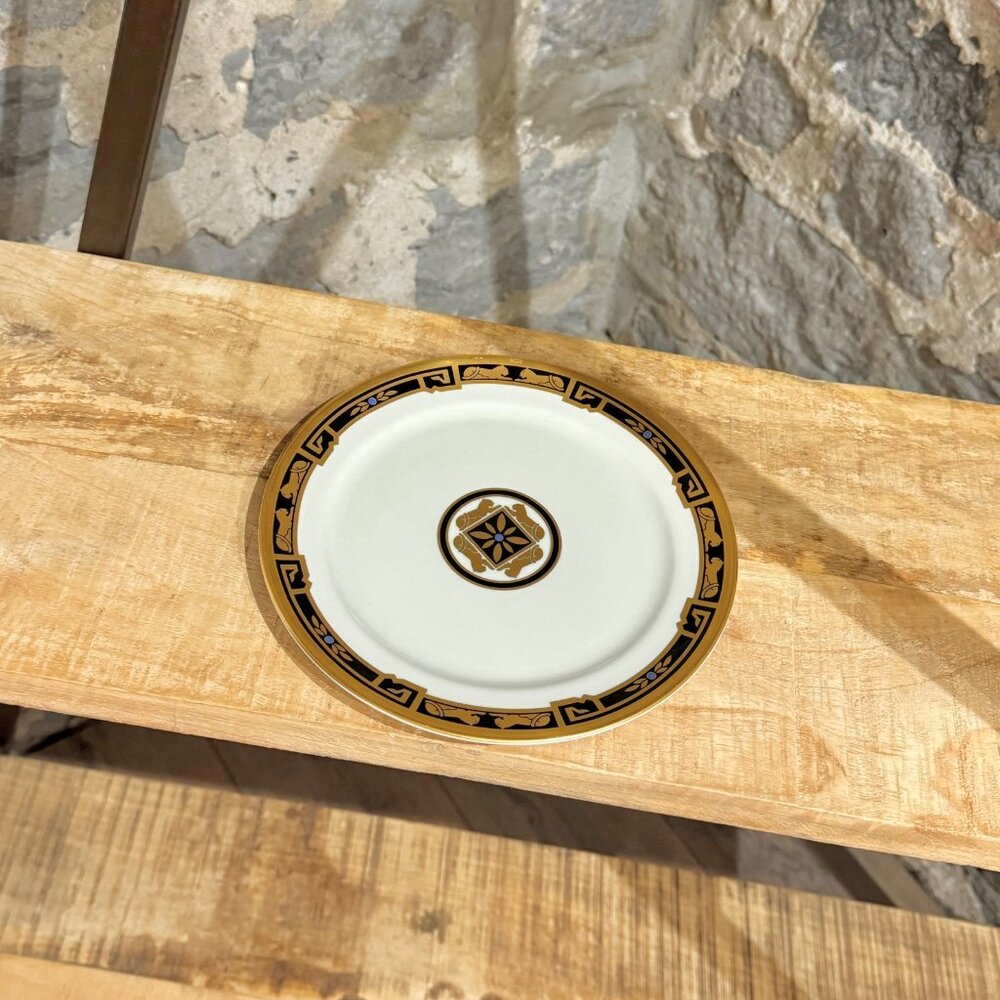 Cartier La Maison De L'Art Deco Panther Pattern Round Plate